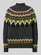 Weekend Max Mara Strickpullover mit Stehkragen Modell 'ORARIO' in Dunk...