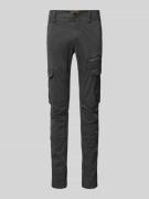 PME Legend Slim Fit Cargohose mit Label-Detail Modell 'NORDROP' in Ant...