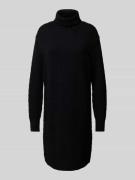 FREE/QUENT Knielanges Kleid mit Strukturmuster Modell 'SATURN' in Blac...