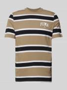 PUMA PERFORMANCE T-Shirt mit Label-Print in Beige, Größe L