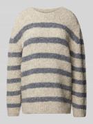 Smith and Soul Oversized Strickpullover mit Rundhalsausschnitt in Offw...