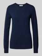 Christian Berg Woman Regular Fit Strickpullover mit gerippten Abschlüs...