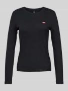 Levi's® Longsleeve mit Label-Badge in Black, Größe L