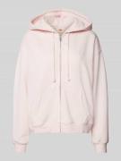 Levi's® Sweatjacke mit Reißverschluss in Rose, Größe L