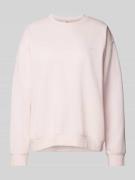 Levi's® Sweatshirt mit gerippten Abschlüssen in Rose, Größe L