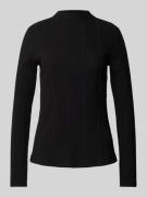 Christian Berg Woman Selection Longsleeve mit Stehkragen in Black, Grö...