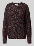 Jake*s Casual Strickpullover aus reiner Viskose mit Rundhalsausschnitt...