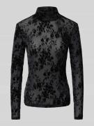 Jake*s Collection Longsleeve mit Turtleneck in Black, Größe 34