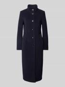 Milo Coats Slim Fit Wollmantel mit Stehkragen Modell 'Elsa' in Marine,...