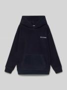 Tommy Hilfiger Teens Hoodie mit Logo-Stitching Modell 'POLAR' in Marin...