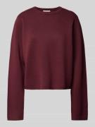 Jake*s Collection Oversized Strickpullover aus Viskose-Mix in Bordeaux...