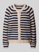 LOLLYS LAUNDRY Strickjacke mit Knopfverschluss Modell 'Nova' in Marine...