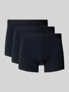 Bread & Boxers Trunks mit elastischem Bund im 3er-Pack in Marine, Größ...