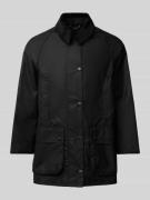 Barbour Oversized Wachsjacke Modell 'BEAUFORT WAX' in Black, Größe 42