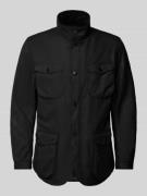 Barbour Jacke mit Pattentaschen Modell 'OGSTON' in Black, Größe S