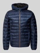 Blend Steppjacke mit Kapuze in Royal, Größe 3XL