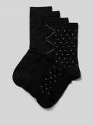 BOSS Socken mit Label-Stitching Modell 'Gift' im 4er-Pack in Black, Gr...