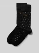 BOSS Socken mit Label-Stitching Modell 'Gift' im 2er-Pack in Black, Gr...