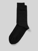 BOSS Socken mit Label-Detail im 2er-Pack in Black, Größe 39-42