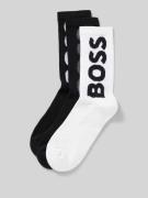 BOSS Socken mit Label-Detail im 3er-Pack in Black, Größe 39-42