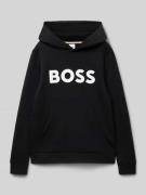 Boss Hoodie mit Kapuze in Black, Größe 140