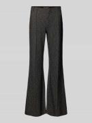 Buena Vista Flared Cut Stoffhose mit Strukturmuster Modell 'Antigua' i...