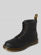 Dr. Martens Schürboots aus Leder mit Innenfutter in Black, Größe 41