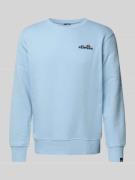 Ellesse Sweatshirt mit Label-Stitching Modell 'Fierro' in Hellblau, Gr...