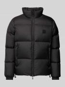 Emporio Armani Steppjacke mit Zweiwege-Reißverschluss in Black, Größe ...