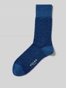 Falke Socken mit Label-Stitching in Dunkelblau, Größe 39-42