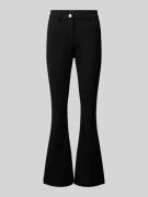 Guess Flared Stoffhose mit Leistentaschen Modell 'LENA SEXY' in Black,...