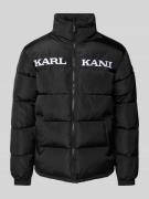 KARL KANI Steppjacke mit Label-Stitching in Black, Größe L