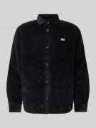 Lacoste Regular Fit Cordhemd mit Logo-Patch Modell 'CORDUROY' in Black...