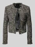 Mango Blazer mit Fransen Modell 'SALT' in Black, Größe L