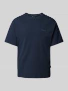 Pepe Jeans T-Shirt mit Label-Stitching Modell 'Connor' in Marine, Größ...