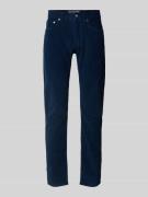 Pierre Cardin Tapered Fit Cordhose mit Baumwolle Modell 'LYON' in Blau...