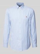 POLO RALPH LAUREN Regular Fit Freizeithemd mit Label-Stitching in Bleu...