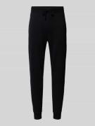 POLO RALPH LAUREN Slim Fit Sweatpants mit Tunnelzug in Black, Größe L