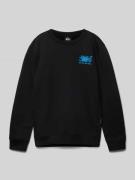 Quiksilver Sweatshirt mit Rundhalsausschnitt in Black, Größe 152