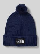 The North Face Beanie mit Label-Patch in Dunkelblau, Größe 1