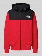 The North Face Sweatjacke mit Label-Print Modell 'ICON' in Rot, Größe ...