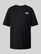 The North Face Oversized T-Shirt mit Logo-Stitching in BLACK, Größe L