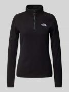 The North Face Sweatshirt Modell 'Glacier' mit Stehkragen in Black, Gr...