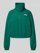 The North Face Cropped Sweatshirt mit Stehkragen Modell "Glacier" in G...