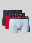 Tommy Hilfiger Trunks mit Label-Details im 3er-Pack in Rot, Größe L