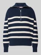 Tommy Hilfiger Strickpullover mit Troyer-Kragen Modell 'CARDI STITCH' ...