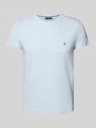 Tommy Hilfiger Slim Fit T-Shirt mit Rundhalsausschnitt in Bleu, Größe ...