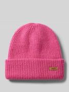 Barts Beanie mit Label-Patch Modell 'Witzia' in Pink, Größe 1