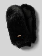 Barts Handschuhe mit Label-Detail Modell 'Fur Mitts' in Black, Größe 1