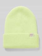 Barts Beanie mit Label-Detail Modell 'KINABALU' in Neon Gelb, Größe 1